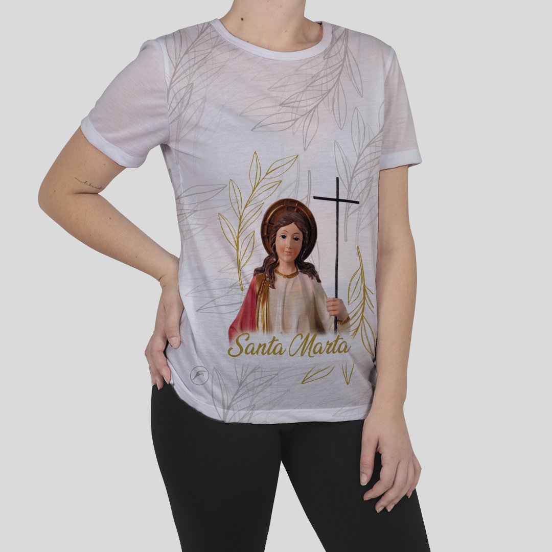 Camiseta Baby Look Santa Marta